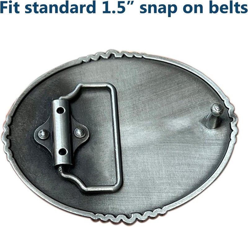 Seternaly Western Cowboy/Cowgirl Belt Buckles Punk Rodeo Horseman Belt Buckle for Men Women Boy Girl Youth - Image 3